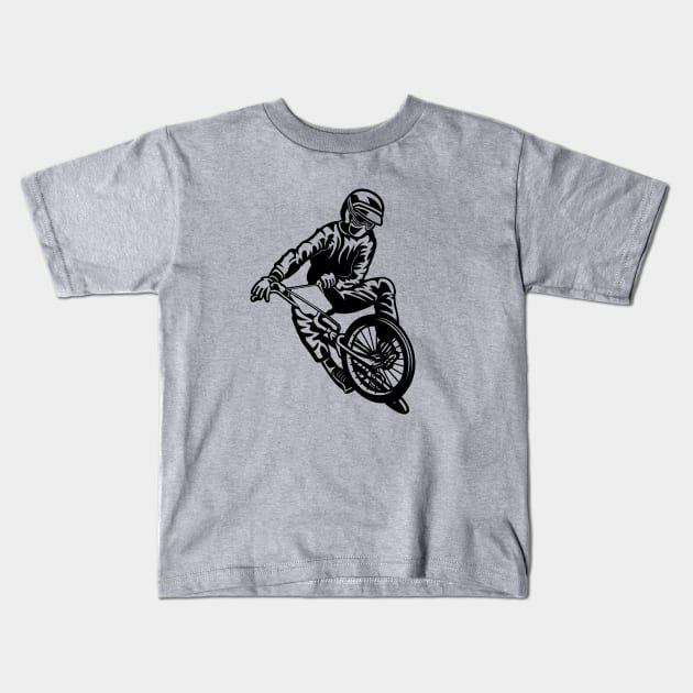 Pro Biker Kids T-Shirt by enricoalonzo